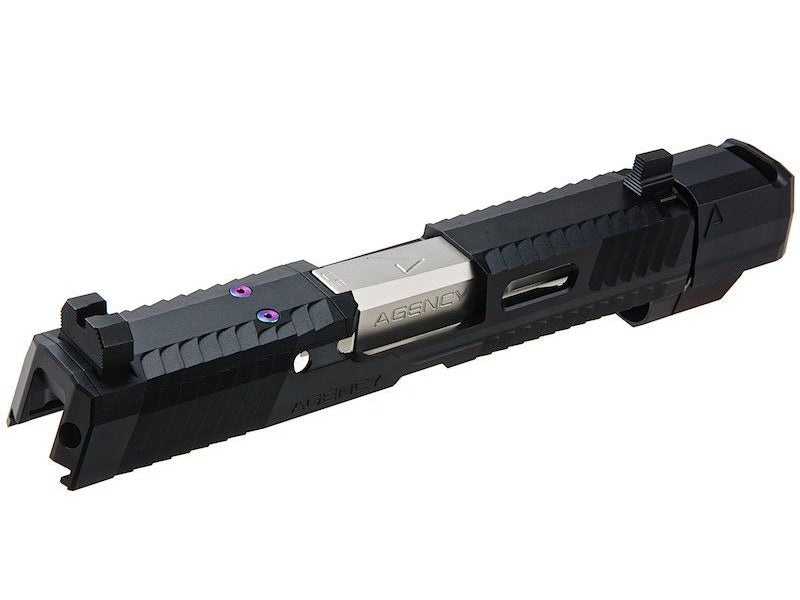 [RWA] Agency Arms P320 Peacekeeper Slide Set[For SIG AIR Xcarry / P320 GBB Series][Black & Silver]
