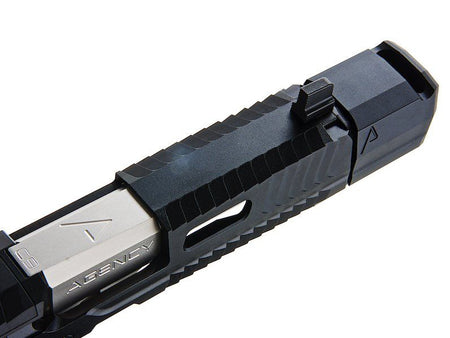 [RWA] Agency Arms P320 Peacekeeper Slide Set[For SIG AIR Xcarry / P320 GBB Series][Black & Silver]