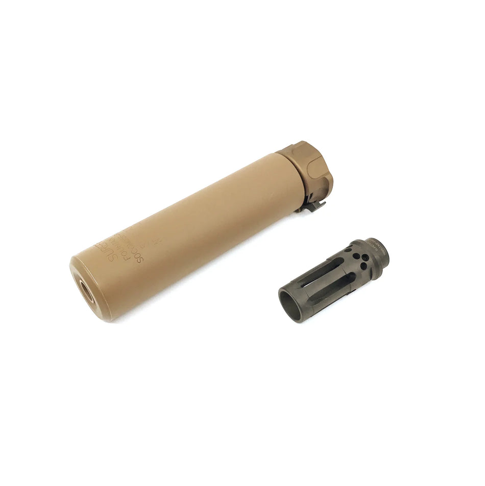 [Airsoft Artisan] SF Style 158mm Socom Silencer W/ Flash Hider[DE]