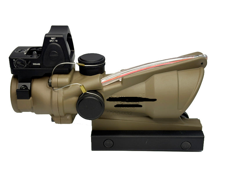 [Evolution Gear] ACOG 4 X 32 Magnification Scope w/ RMR Reddot [Embossed Logo][DE]