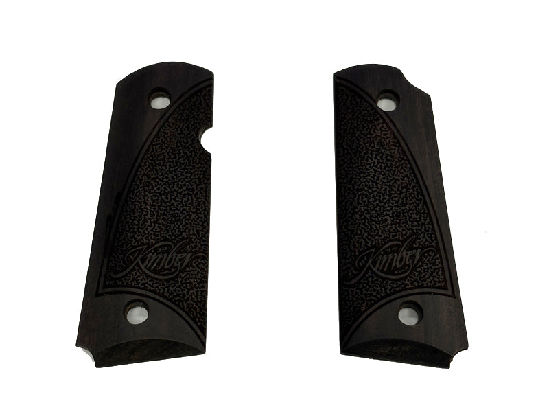 [GG] Kimber 1911 Compact Grips Black Laminate [BLK]