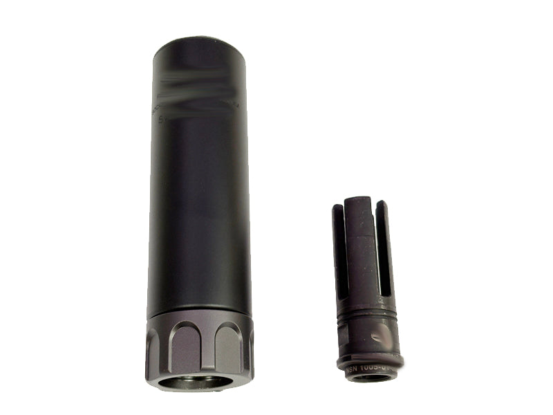 [MadDog] QD AAC Style SOCOM 556 MINI2 Silencer with -14mm CCW Flashider[BLK]