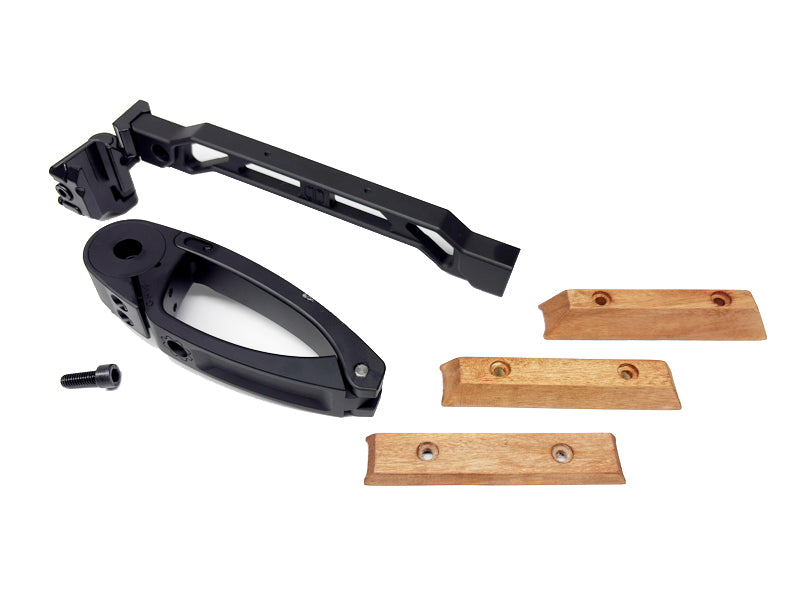 [MadDog] Taihook MOD 1C Brace Stock W/ M1913 Adapter & Wooden Cheek Riser Set