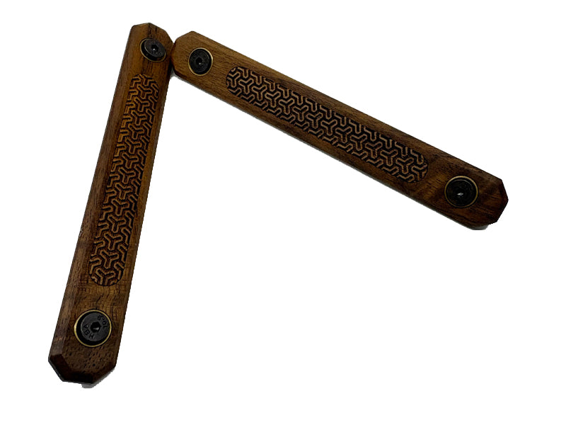 [MadDog] Genuine Wooden Protective Panels Set[For M-LOK Handguard System][Black Walnut]