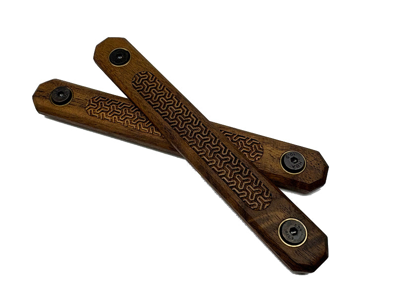 [MadDog] Genuine Wooden Protective Panels Set[For M-LOK Handguard System][Black Walnut]