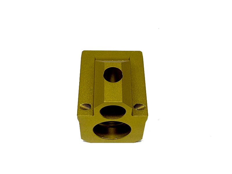 [GG] AGENT Aluminium Airsoft Compensator[For Tokyo Marui G17 GBB Series][GLD]