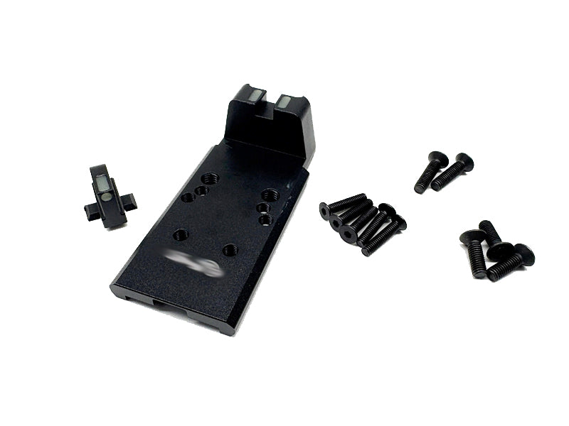 [GG] RMR Mount Base w/ Sights Set[For Tokyo Marui G17 GBB Series][BLK]