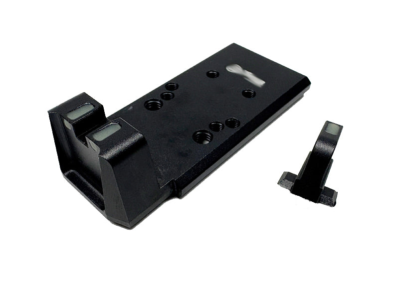 [GG] RMR Mount Base w/ Sights Set[For Tokyo Marui G17 GBB Series][BLK]