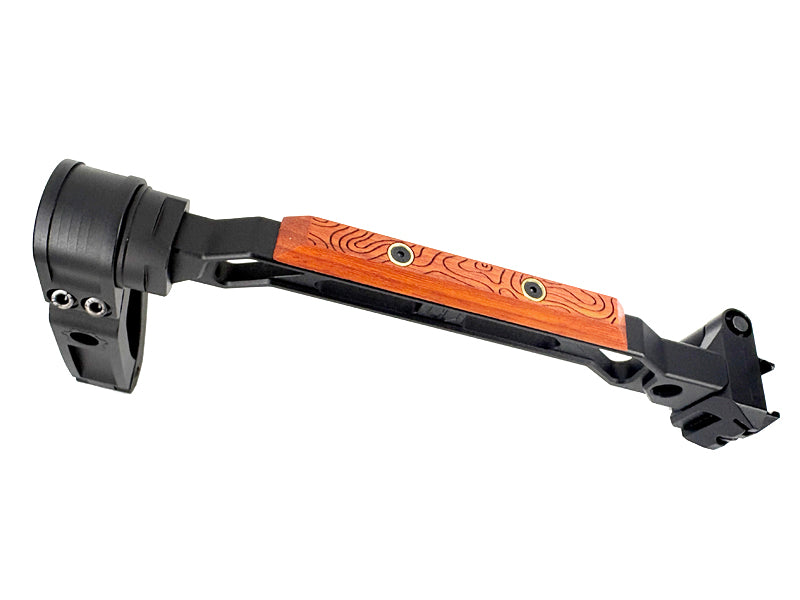 [MadDog] Taihook MOD 1C Brace Stock W/ M1913 Adapter &amp; Wooden Cheek Riser and Rail Covers