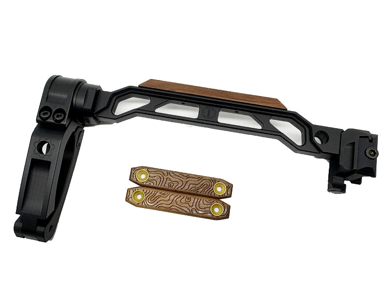 [MadDog] Taihook MOD 1C Brace Stock W/ M1913 Adapter &amp; Wooden Cheek Riser and Rail Covers