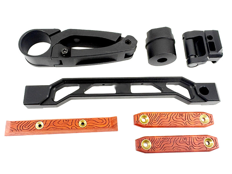 [MadDog] Taihook MOD 1C Brace Stock W/ M1913 Adapter &amp; Wooden Cheek Riser and Rail Covers