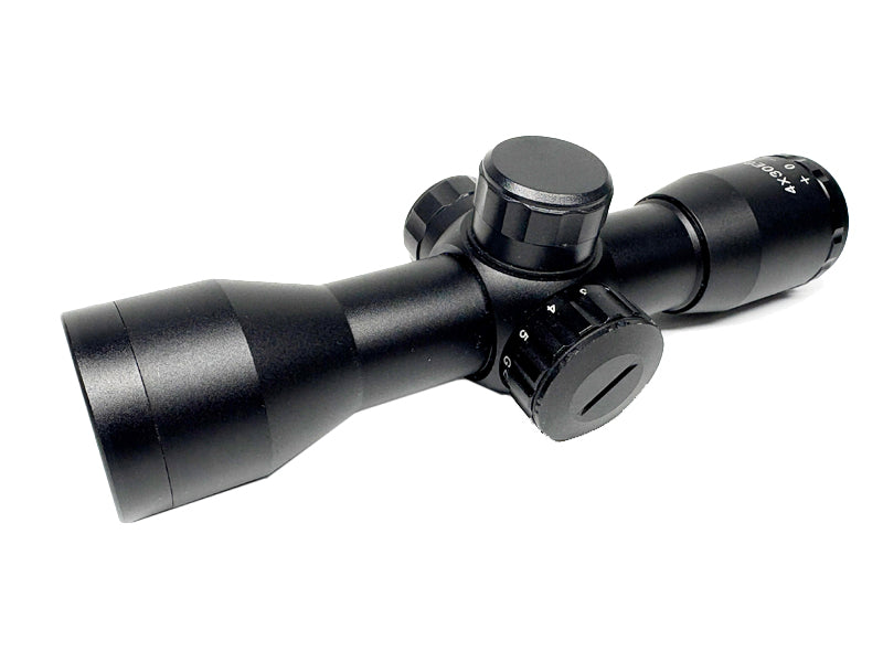 [AIM-0] 4x30 Optical Sight Scope – Aluminum Alloy 4X Viewing Scope [BLK]