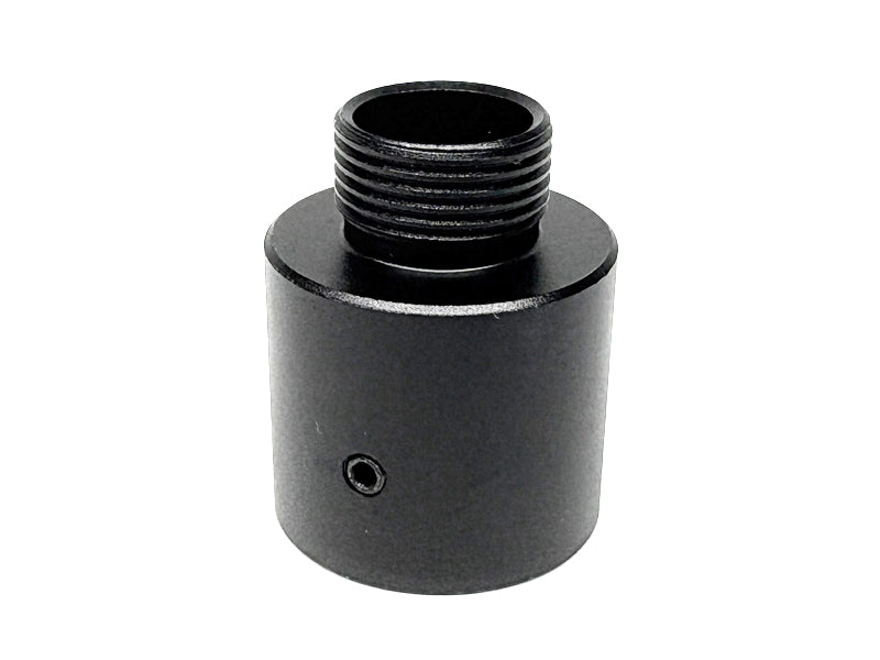 [GG] Metal Silencer Adapter for WBB Blasters[19mm to -14mm CCW Threaded][BLK]