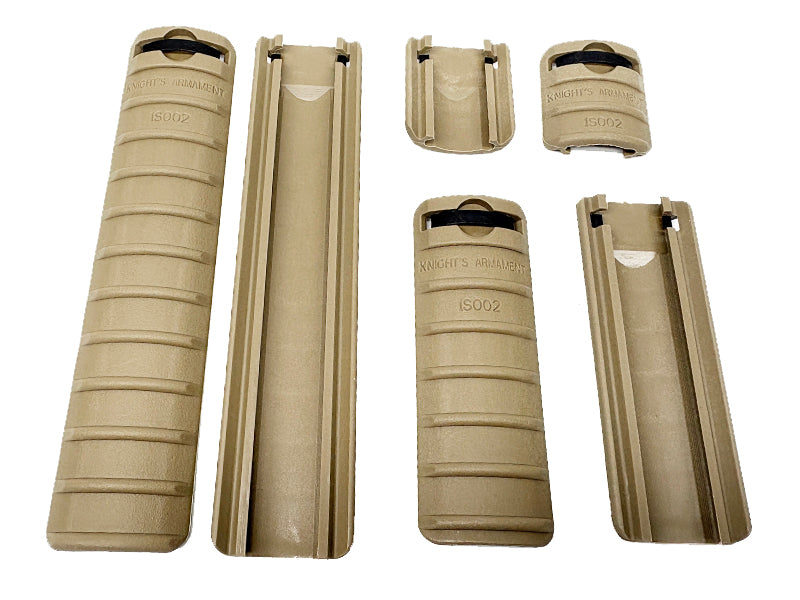 [GG] KAC Style Nylon Rail Cover Set[Deluxe VER.][2/6/12 Ribs x 2]FDE]