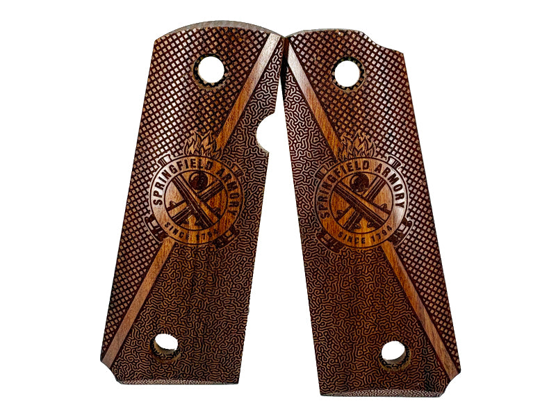[GG] V10 Wooden Grip Cover[For Tokyo Marui V10 / R45 GBB Series][Oak Wood][Springfield Ver.]