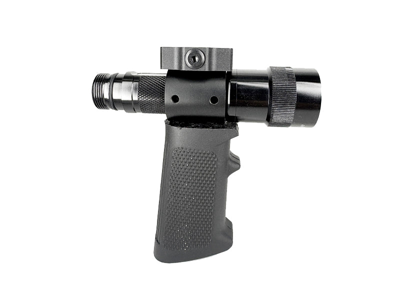 [MadDog] 2 in 1 Old School Delta Force CAG Gangster Grip W/ Model 660 Flashlight Set[BLK]