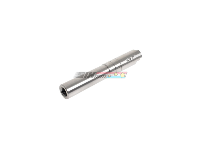 [COWCOW Technology] Stainless Steel Threaded Outer Barrel [For Tokyo Marui Hi-Capa 4.3 GBB Series][.45 marking][SV]