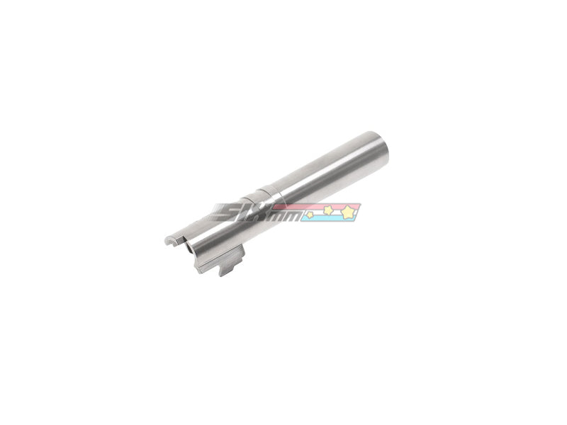 [COWCOW Technology] Stainless Steel Threaded Outer Barrel [For Tokyo Marui Hi-Capa 4.3 GBB Series][.45 marking][SV]