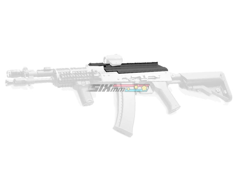 [Samoon] AK Top Dust Cover W/ 20mm Picatinny Rail[For Tokyo Marui / LCT / GHK AK GBB Series][BLK]