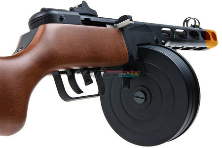 [Snow Wolf] Real Wood PPSH-41 Light Machine AEG Gun[BLK]