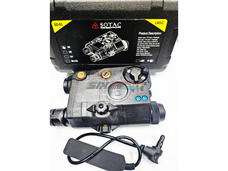 [Sotac] PEQ-15 / LA5-C UHP IR Laser & Illuminator Device[Vision Laser Included][For Function as the Real One][BLK]