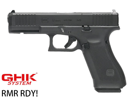 [Umarex] GHK Aluminium GLOCK G17 MOS GBB Pistol[GHK System][RMR RDY!][BLK]