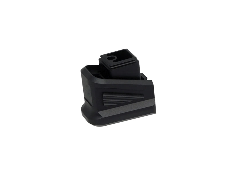 [5KU] CNC Aluminum Magazine Extension Pad [For Marui G-Series GBB Series][BLK]