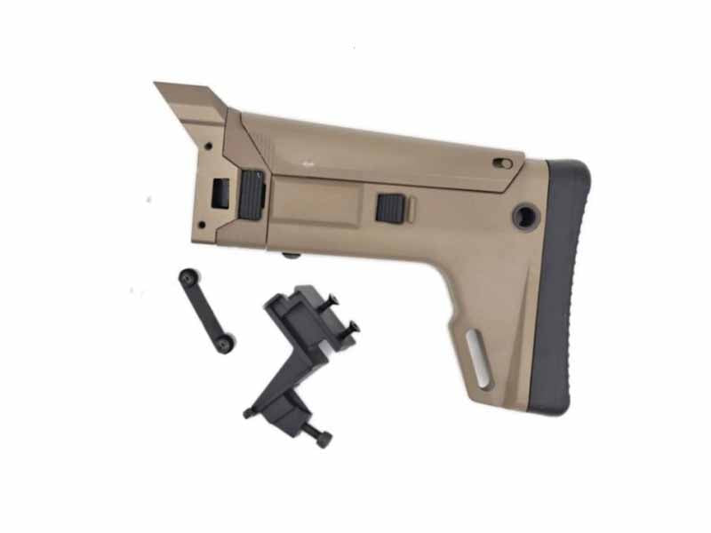 [Bow Master] GMF ACR Style Adjustable Folding Stock [For Marui TM AKM GBBR Series][DE]