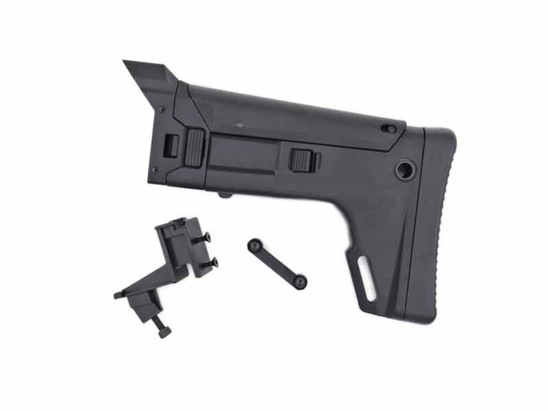 [Bow Master] GMF ACR Style Adjustable Folding Stock [For Marui TM AKM GBBR Series][BLK]