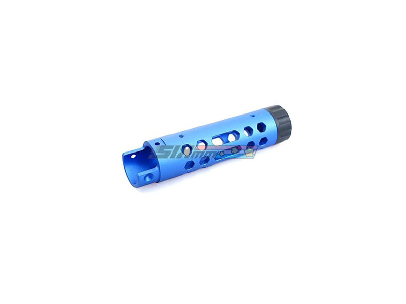 [5KU] CNC Aluminum Outer Barrel [Type A][For Action Army AAP01 Assassin][Blue]