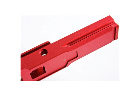 [5KU][Upgraded] 3.9inch CNC Aluminium Middle Frame[W/ Railed][Tokyo Marui HI-CAPA 5.1 GBB Series][No Marking][Red]