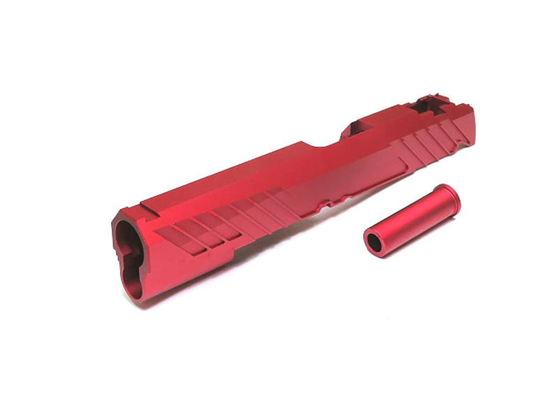 [Dr. Black] Aluminum 5.1"Slides Type 300 [For TOKYO MARUI HI-CAPA 5.1 Series][RED]