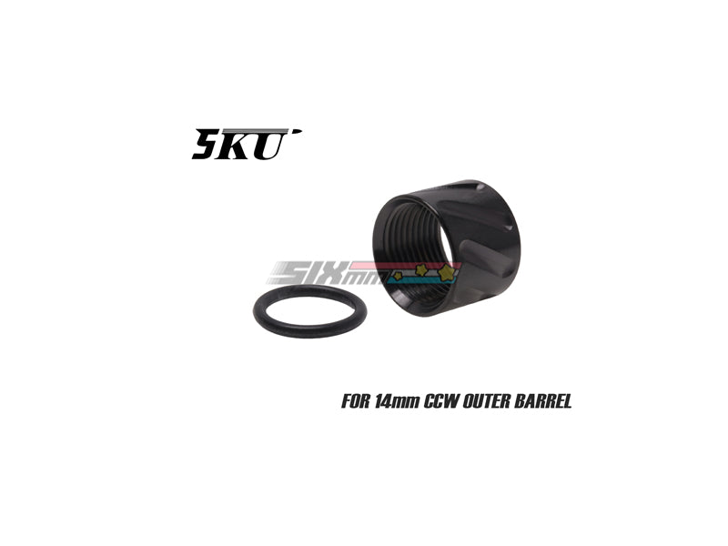 [5KU] Barrel Thread Protector[For -14mm CCW Thread][Type A][BLK]