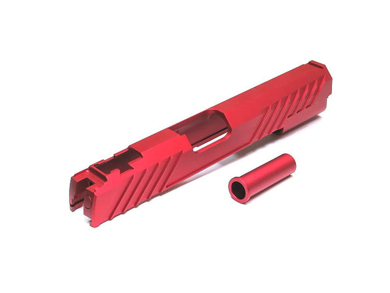 [Dr. Black] Aluminum 5.1"Slides Type 300 [For TOKYO MARUI HI-CAPA 5.1 Series][RED]