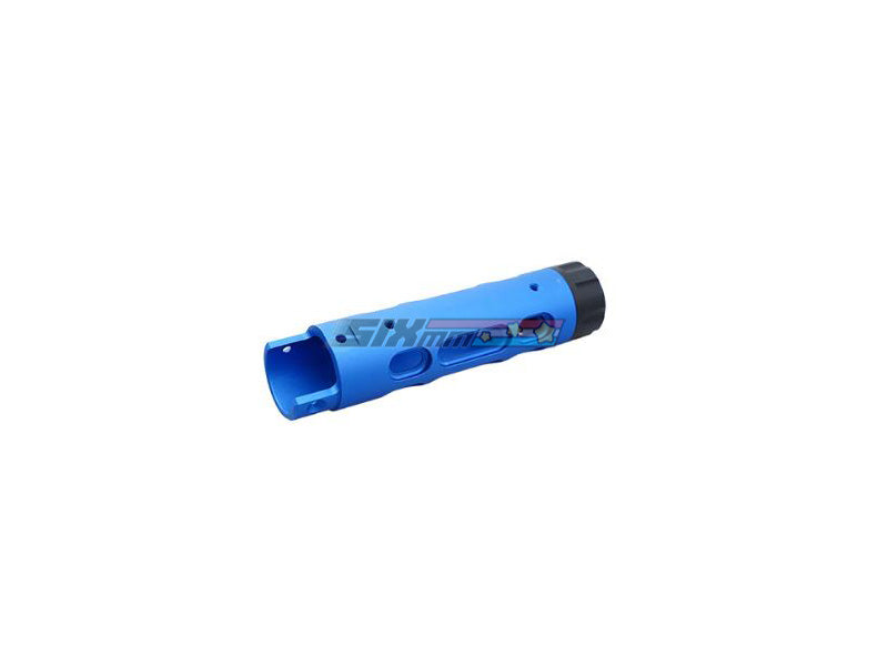 [5KU] CNC Aluminum Outer Barrel [Type B][For Action Army AAP01 Assassin][BLU]