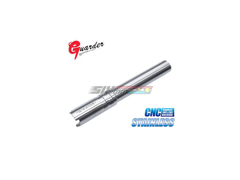 [Guarder] Stainless CNC Outer Barrel [For Tokyo Marui M45A1 GBB Pistol][SV]