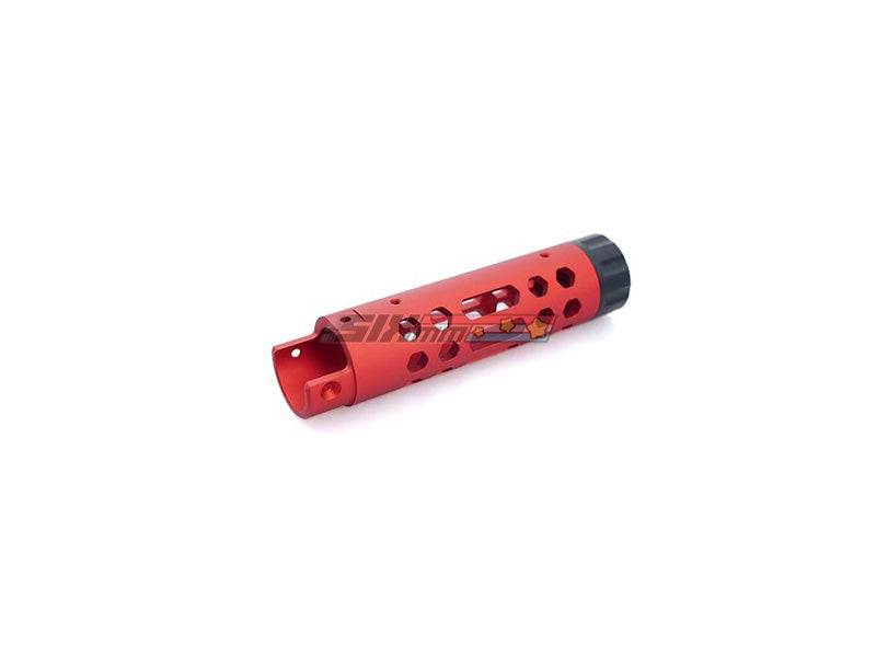 [5KU] CNC Aluminum Outer Barrel [Type A][For Action Army AAP01 Assassin][Red]