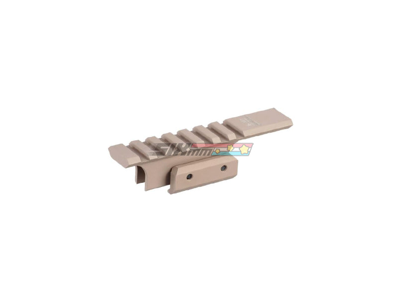 Rail Tactique 5KU B-2L - Section Rail 3 Slots 20mm En Aluminium Pour Airsoft AK - Compatible M-Lok Et RUSSES - Noir - Longueur 35mm - 9
