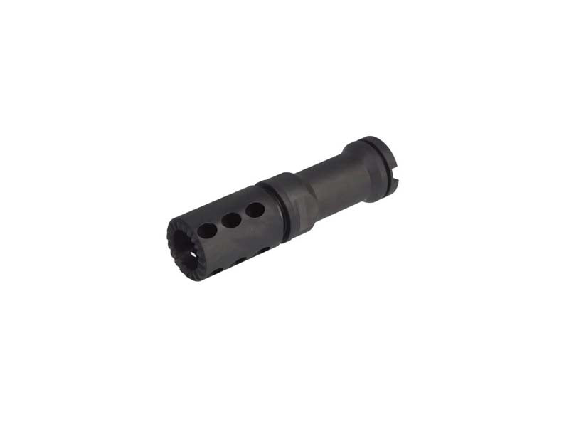 [BBT] Steel Flash Hider with Extend Outer Barrel [For VFC M249 GBB Airsoft]