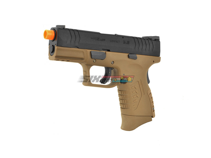 [WE-Tech] X-Tactical 3.8 Compact Gas Blowback GBB Airsoft Pistol [TAN]