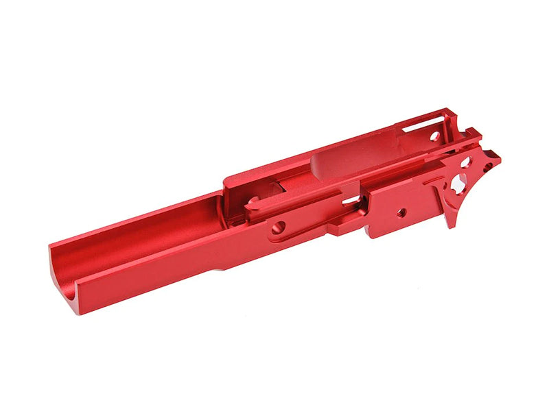 [5KU][Upgraded] 3.9inch CNC Aluminium Middle Frame[Tokyo Marui HI-CAPA 5.1 GBB Series][Red]