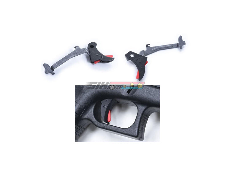 [Guarder] Smooth Trigger & Lever Group [For Tokyo Marui Model 17 / 22 / 26 / 34][BKRED]