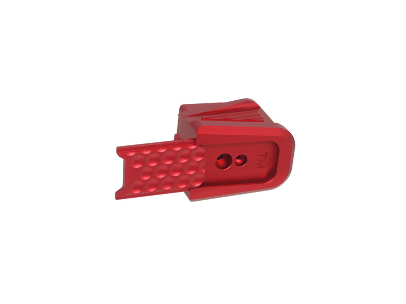 [5KU] CNC Aluminum Magazine Extension Pad [For Marui G-Series GBB Series][RED]