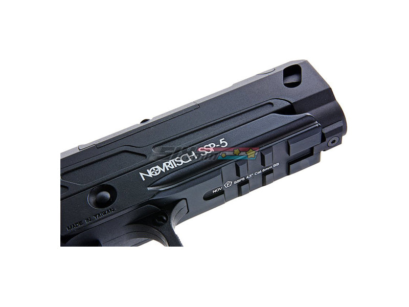 [Novritsch] SSP5 4.3 Green Gas Airsoft Pistol [BLK]