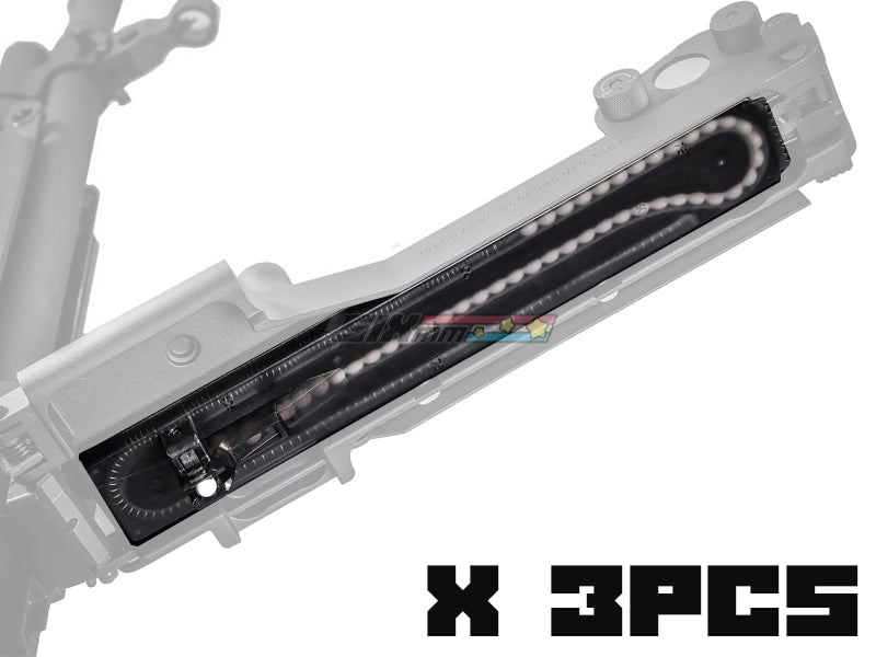 [VFC] M249 Airsoft Magazine[For VFC M249 GBB Series][3pcs/Set][100rds]