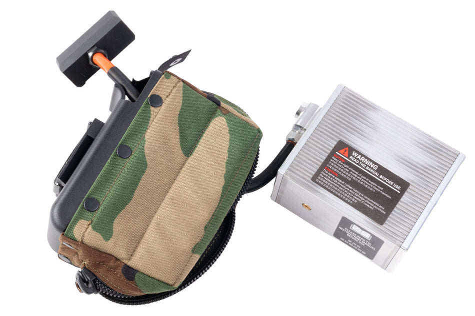 [VFC] M249 GBB W/ Dummy 100rds Cartridge Pouch Style Gas Supply Module[Woodland Cloth]