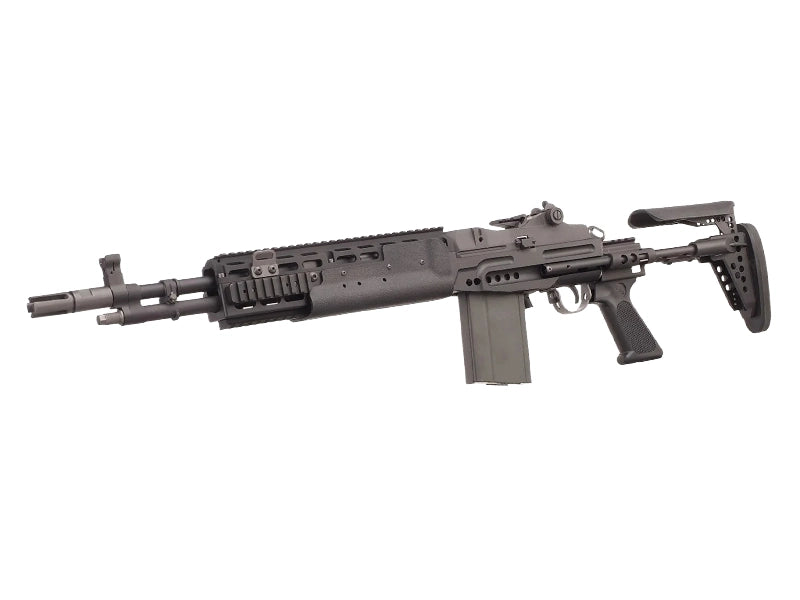 [WE-Tech] M14 EBR Mod 1 Open-bolt Gas Blow Back Rifle With Marking [BLK]