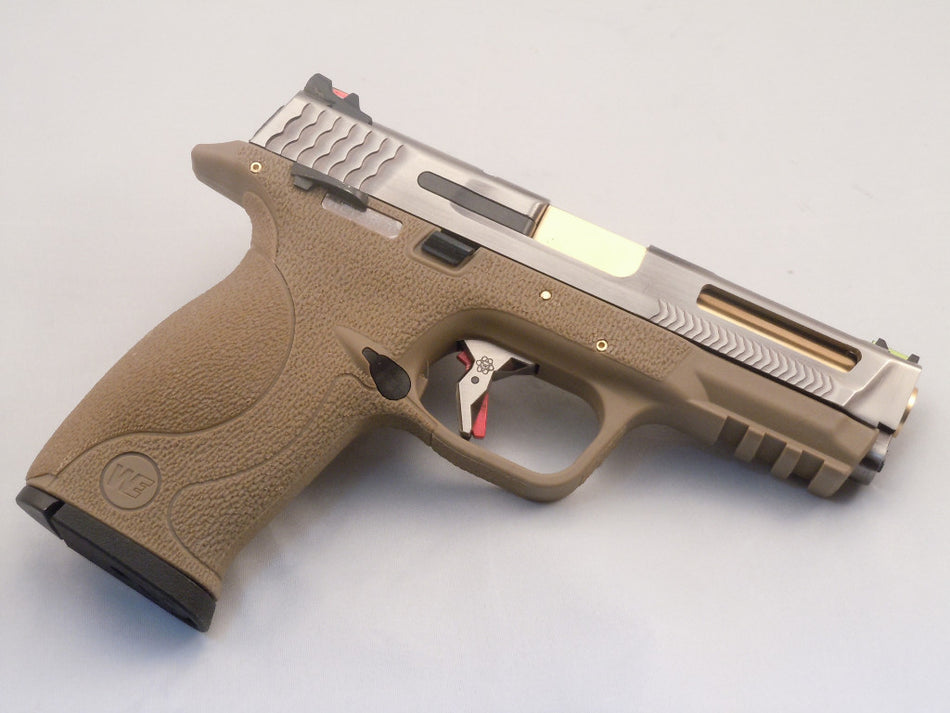 [WE-TECH] BIG BIRD T7B GBB Pistol [SV/GD/TAN] [AUTO]