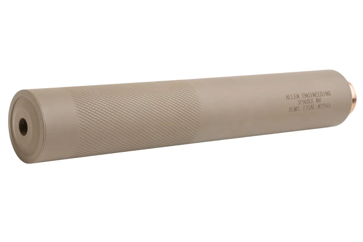 Airsoft Artisan QD Silencer with OTB Flash Hider - DE (For 14mm CCW)