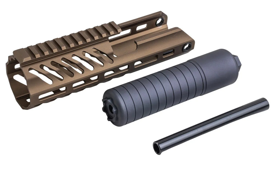 Airsoft Artisan SIG Sauer MCX Virtus Rattler SD Handguard Rail Set - DE